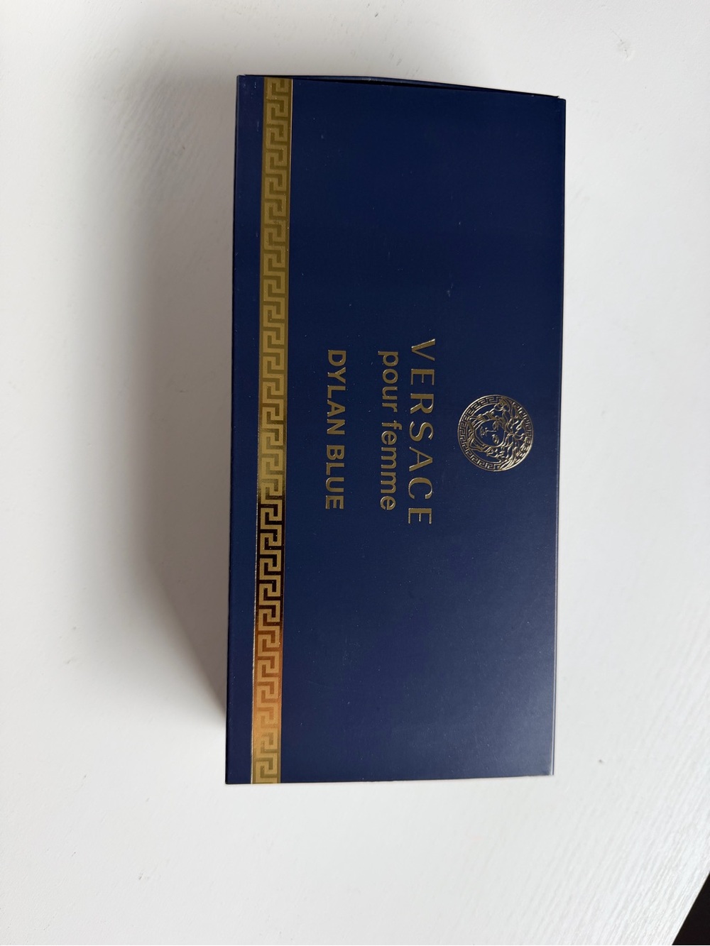 Versace Dylan Blue Box in Navy and Gold